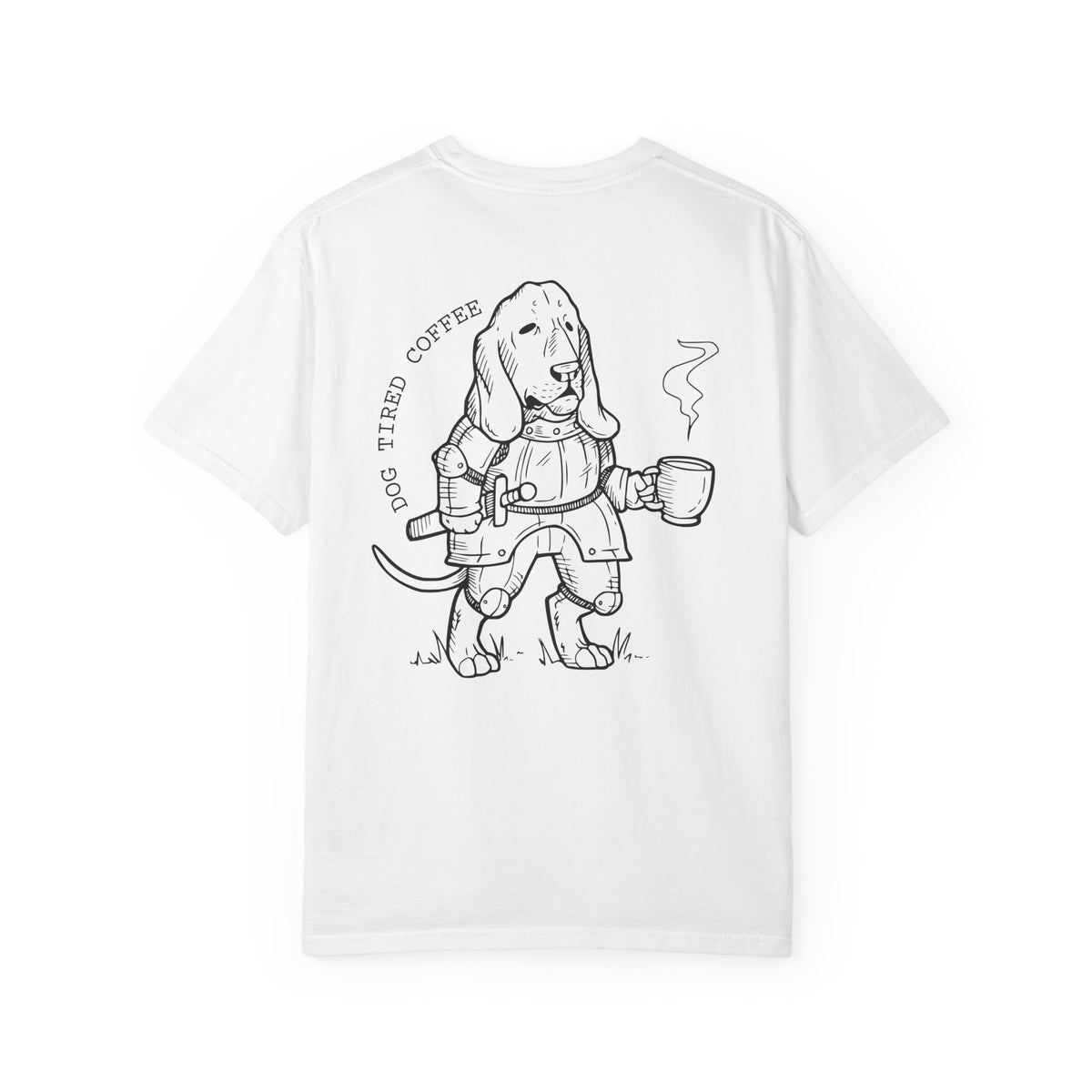 Dog Quixote Dark Line Art Shirt